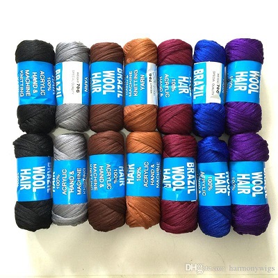 Brazilian Wool Hair For Braiding 70g